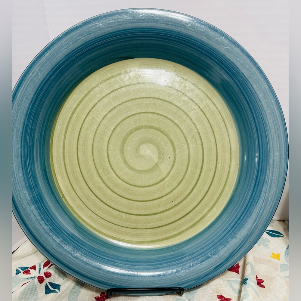 Pier 1 Pier 1 PER118 Green Blue Swirl 12 pieces total